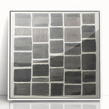 Acrylic Dining Room Artwork – Modern Geometric Abstract Print