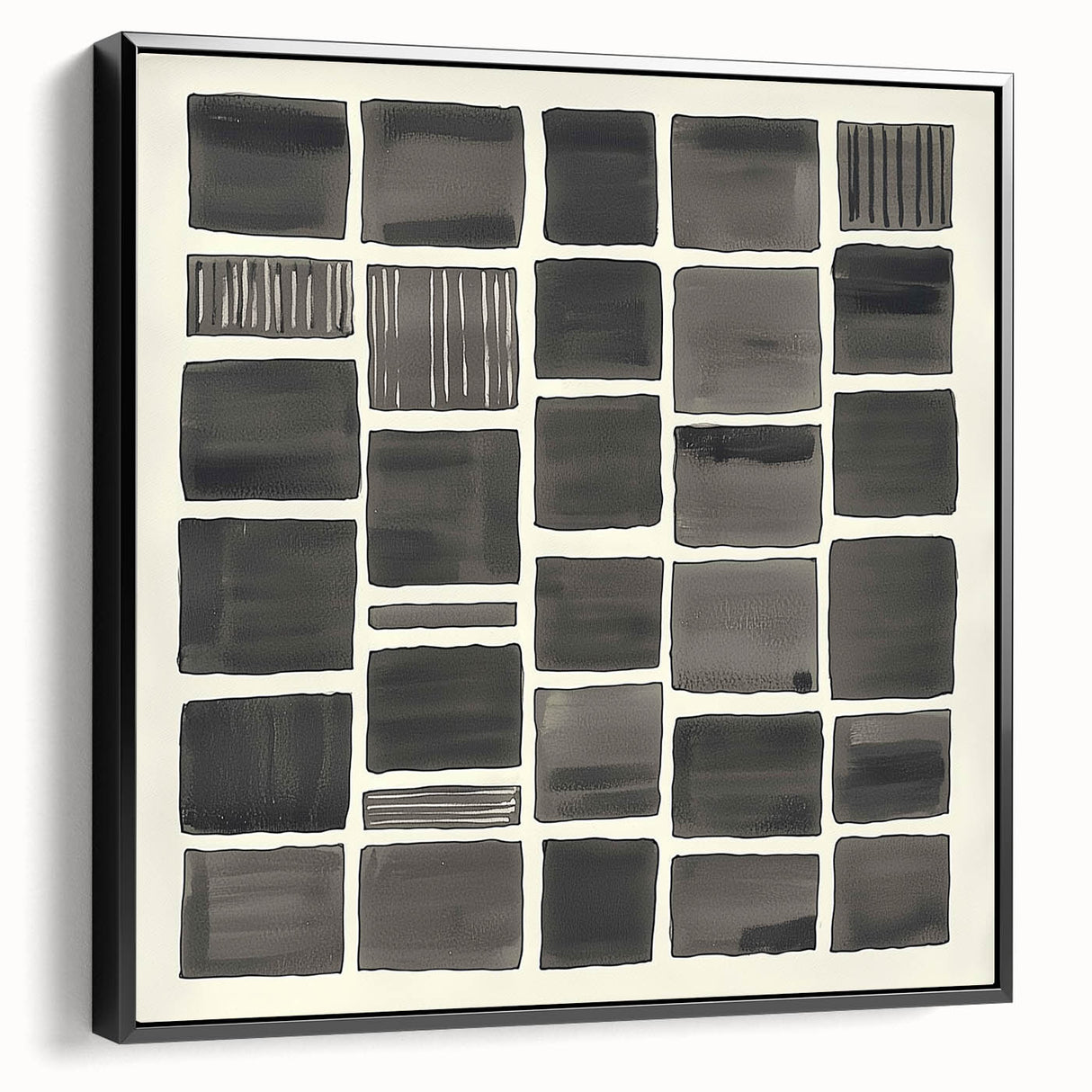 Acrylic Dining Room Artwork – Modern Geometric Abstract Print