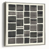 Acrylic Dining Room Artwork – Modern Geometric Abstract Print