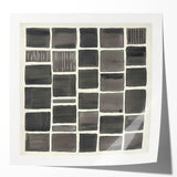 Acrylic Dining Room Artwork – Modern Geometric Abstract Print