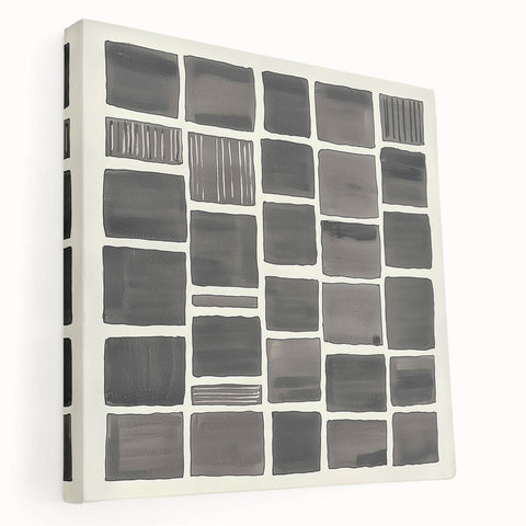 Acrylic Dining Room Artwork – Modern Geometric Abstract Print