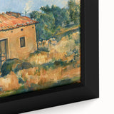 Cézanne Abandoned House Landscape - Impressionist Wall Art Print