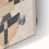 Modern Wall Art: Geometric Abstract in Earthy Tones – Minimalist Decor