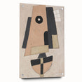 Modern Wall Art: Geometric Abstract in Earthy Tones – Minimalist Decor