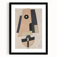Modern Wall Art: Geometric Abstract in Earthy Tones – Minimalist Decor