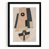 Modern Wall Art: Geometric Abstract in Earthy Tones – Minimalist Decor