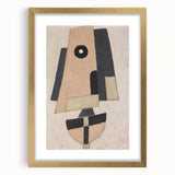 Modern Wall Art: Geometric Abstract in Earthy Tones – Minimalist Decor