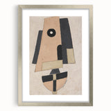 Modern Wall Art: Geometric Abstract in Earthy Tones – Minimalist Decor