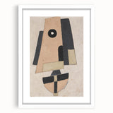 Modern Wall Art: Geometric Abstract in Earthy Tones – Minimalist Decor