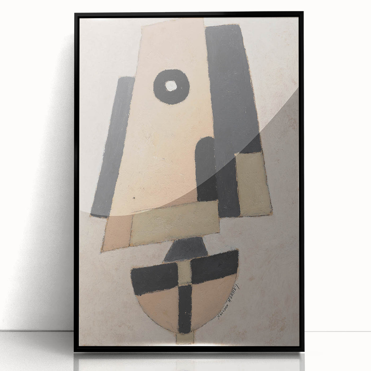Modern Wall Art: Geometric Abstract in Earthy Tones – Minimalist Decor