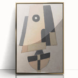 Modern Wall Art: Geometric Abstract in Earthy Tones – Minimalist Decor