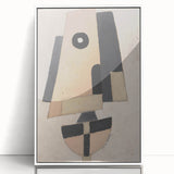 Modern Wall Art: Geometric Abstract in Earthy Tones – Minimalist Decor