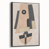 Modern Wall Art: Geometric Abstract in Earthy Tones – Minimalist Decor