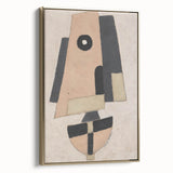 Modern Wall Art: Geometric Abstract in Earthy Tones – Minimalist Decor