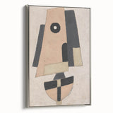 Modern Wall Art: Geometric Abstract in Earthy Tones – Minimalist Decor