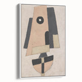 Modern Wall Art: Geometric Abstract in Earthy Tones – Minimalist Decor