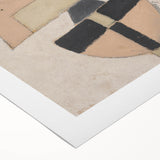 Modern Wall Art: Geometric Abstract in Earthy Tones – Minimalist Decor