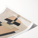 Modern Wall Art: Geometric Abstract in Earthy Tones – Minimalist Decor