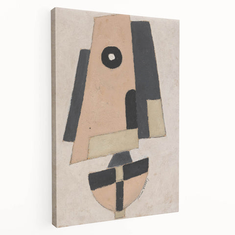 Modern Wall Art: Geometric Abstract in Earthy Tones – Minimalist Decor