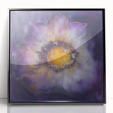 Elegant Dining Room Wall Art – Vibrant Floral Acrylic Print