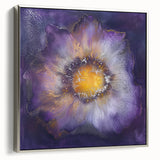 Elegant Dining Room Wall Art – Vibrant Floral Acrylic Print