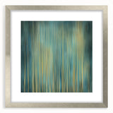 Abstract floral frame artwork in silver with a mat, showcasing vibrant colors and intricate designs, ideal for home decor and modern interiors. The frame enhances the artistic appeal, making it a perfect centerpiece for any room.