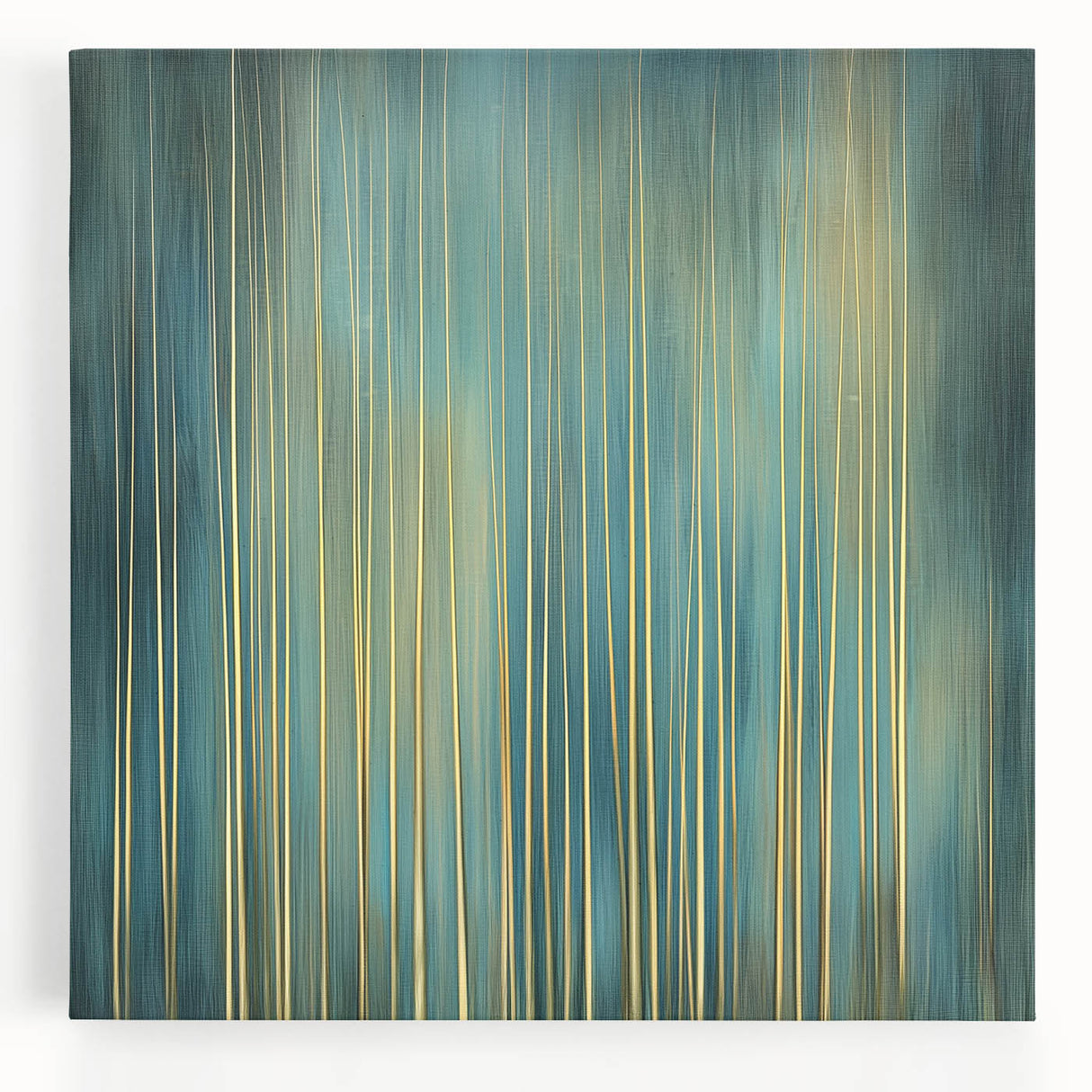 Abstract floral stretched canvas artwork showcasing vibrant colors and intricate designs, ideal for home decor, enhancing modern interiors with a touch of elegance.