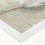 Abstract minimalist wall art on rolled canvas, showcasing soft pastel colors and geometric shapes, perfect for modern home decor and artistic expression.