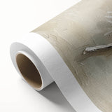 Abstract minimalist wall art on rolled canvas, showcasing soft pastel colors and geometric shapes, ideal for modern home decor. Packaged securely in a cardboard tube.