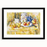 Cézanne Apples on a Sideboard - Impressionist Still Life Wall Art