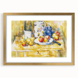 Cézanne Apples on a Sideboard - Impressionist Still Life Wall Art