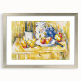 Cézanne Apples on a Sideboard - Impressionist Still Life Wall Art