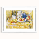 Cézanne Apples on a Sideboard - Impressionist Still Life Wall Art
