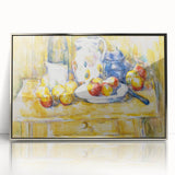 Cézanne Apples on a Sideboard - Impressionist Still Life Wall Art