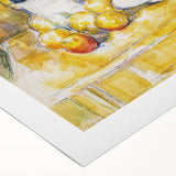 Cézanne Apples on a Sideboard - Impressionist Still Life Wall Art