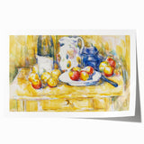 Cézanne Apples on a Sideboard - Impressionist Still Life Wall Art