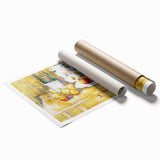 Cézanne Apples on a Sideboard - Impressionist Still Life Wall Art