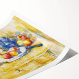 Cézanne Apples on a Sideboard - Impressionist Still Life Wall Art