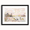 Modern Wall Art - Quilleboeuf by Paul Signac - Serene Harbor Decor
