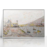 Modern Wall Art - Quilleboeuf by Paul Signac - Serene Harbor Decor