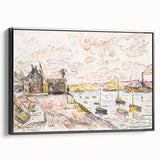 Modern Wall Art - Quilleboeuf by Paul Signac - Serene Harbor Decor
