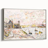 Modern Wall Art - Quilleboeuf by Paul Signac - Serene Harbor Decor