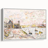 Modern Wall Art - Quilleboeuf by Paul Signac - Serene Harbor Decor
