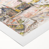 Modern Wall Art - Quilleboeuf by Paul Signac - Serene Harbor Decor