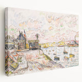 Modern Wall Art - Quilleboeuf by Paul Signac - Serene Harbor Decor