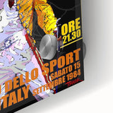 Queen 1984 Milan Concert Poster - Palazzo Dello Sport