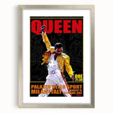 Queen 1984 Milan Concert Poster - Palazzo Dello Sport