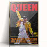 Queen 1984 Milan Concert Poster - Palazzo Dello Sport