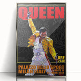 Queen 1984 Milan Concert Poster - Palazzo Dello Sport