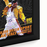 Queen 1984 Milan Concert Poster - Palazzo Dello Sport